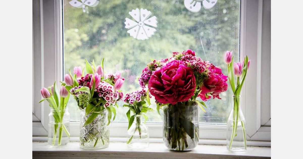 بازار گل کاونت گاردن جدید، مانتو هفته گل های بریتانیا را به گل هایی از مزرعه می دهد.