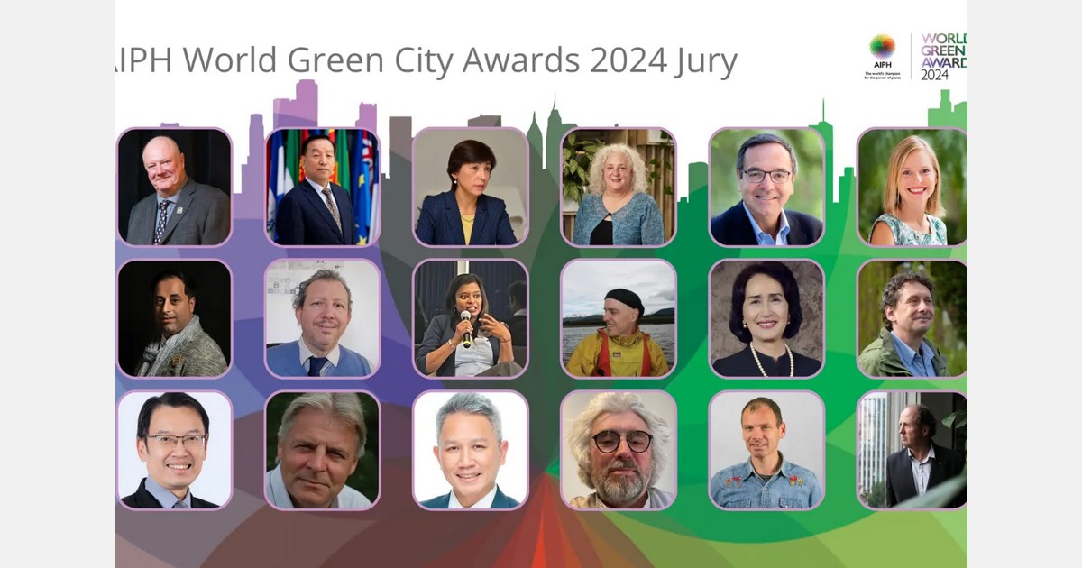 AIPH هیئت داوران دوره 2024 جوایز جهانی شهر سبز AIPH را اعلام کرد