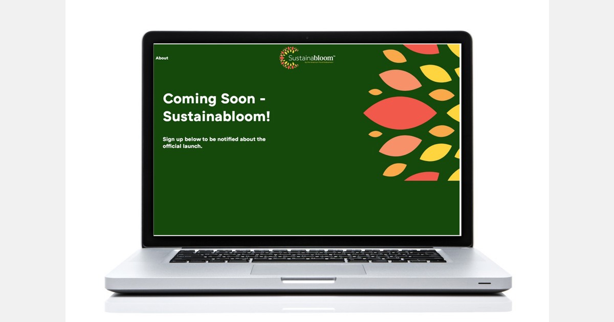 Sustainbloom برای راه اندازی وب سایت جدید